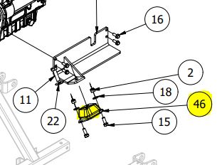 DIESEL VIBRATION MOTOR MOUNT SD-45SH (136011)