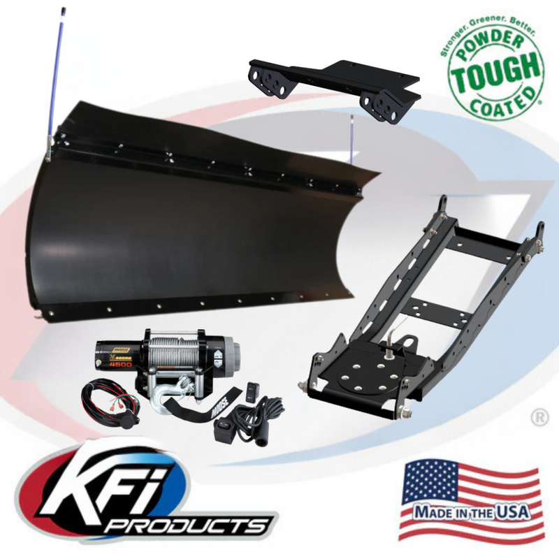 Intimidator and Mahindra 72" KFI Snow Plow Kit