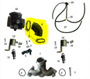 800cc ENGINE Throttle Body Intake Neck and Clamps 715-8325-00