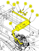 Kohler 750cc Exhaust 715-3036-00 | L1009801623 - Intimidator UTV Central