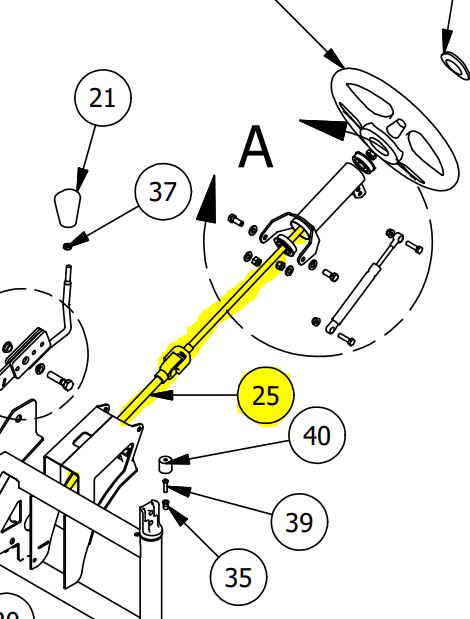 Steering Shaft 737-5002-00 | L1009800265 - Intimidator UTV Central