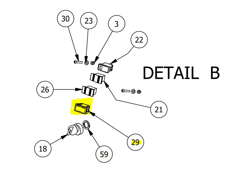 Dump Bed Up Down Switch Classic 786203600 L1009800475