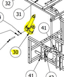 Dump Bed Actuator 735-2010-00 | L1009801411 - Intimidator UTV Central