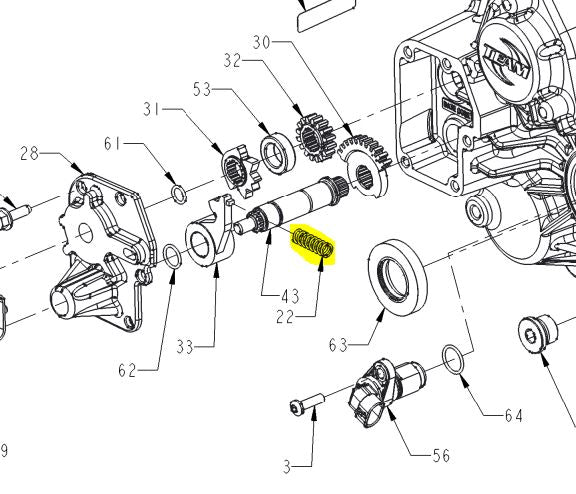 Team Transmission Shift Spring (Detent) 750,DSL,ELEC 737-3013-00 - Intimidator UTV Central